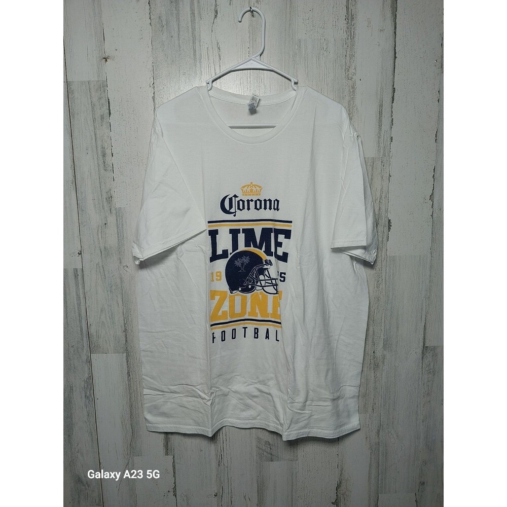 Corona Men's 2XL White Tee Shirt